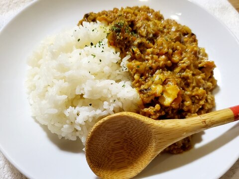 筍好きのキーマカレー